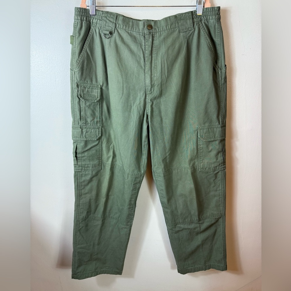 511 Tactical Mens Pants Cargo Green 38x32 100% Cotton Style 74251‎